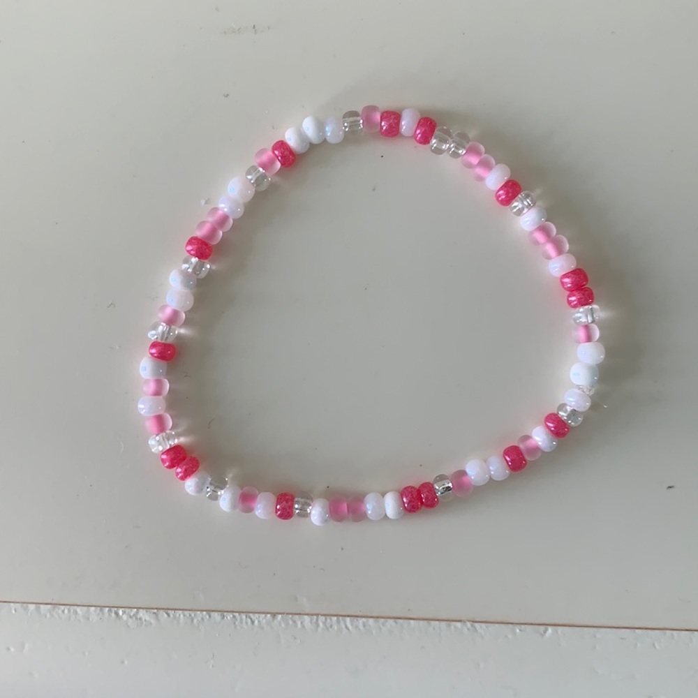 Pink anklet
